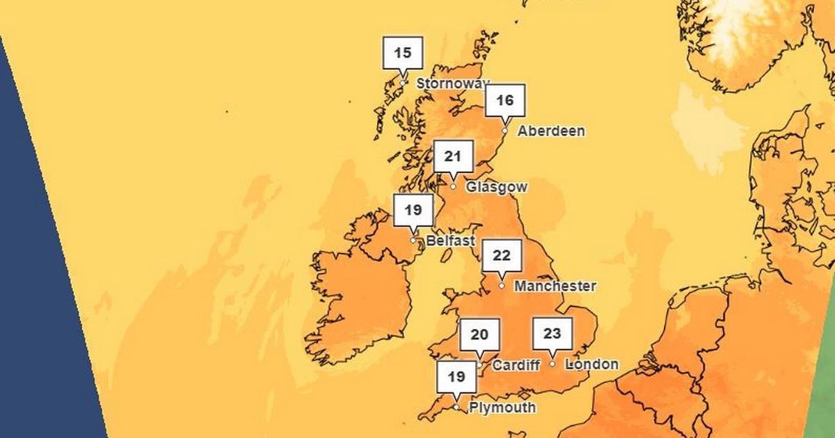 UK weather: Britain to bathe in 23C temperatures and be hotter than Greece this week