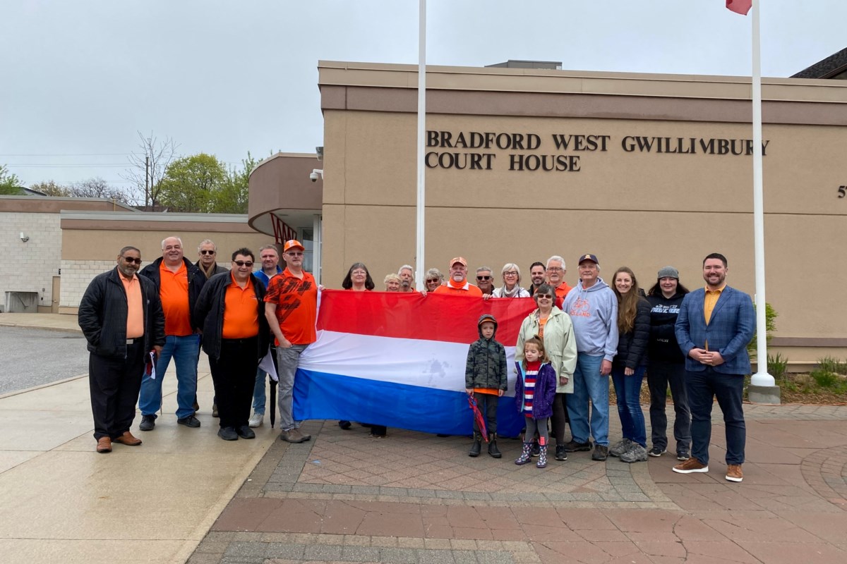 Bradford recognizes Dutch Liberation Day with weekend flag raising