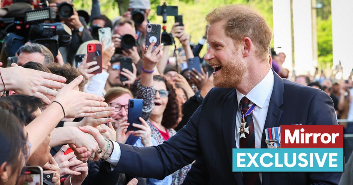 Prince Harry's eight-word response to fans as he walked away from cheering crowds