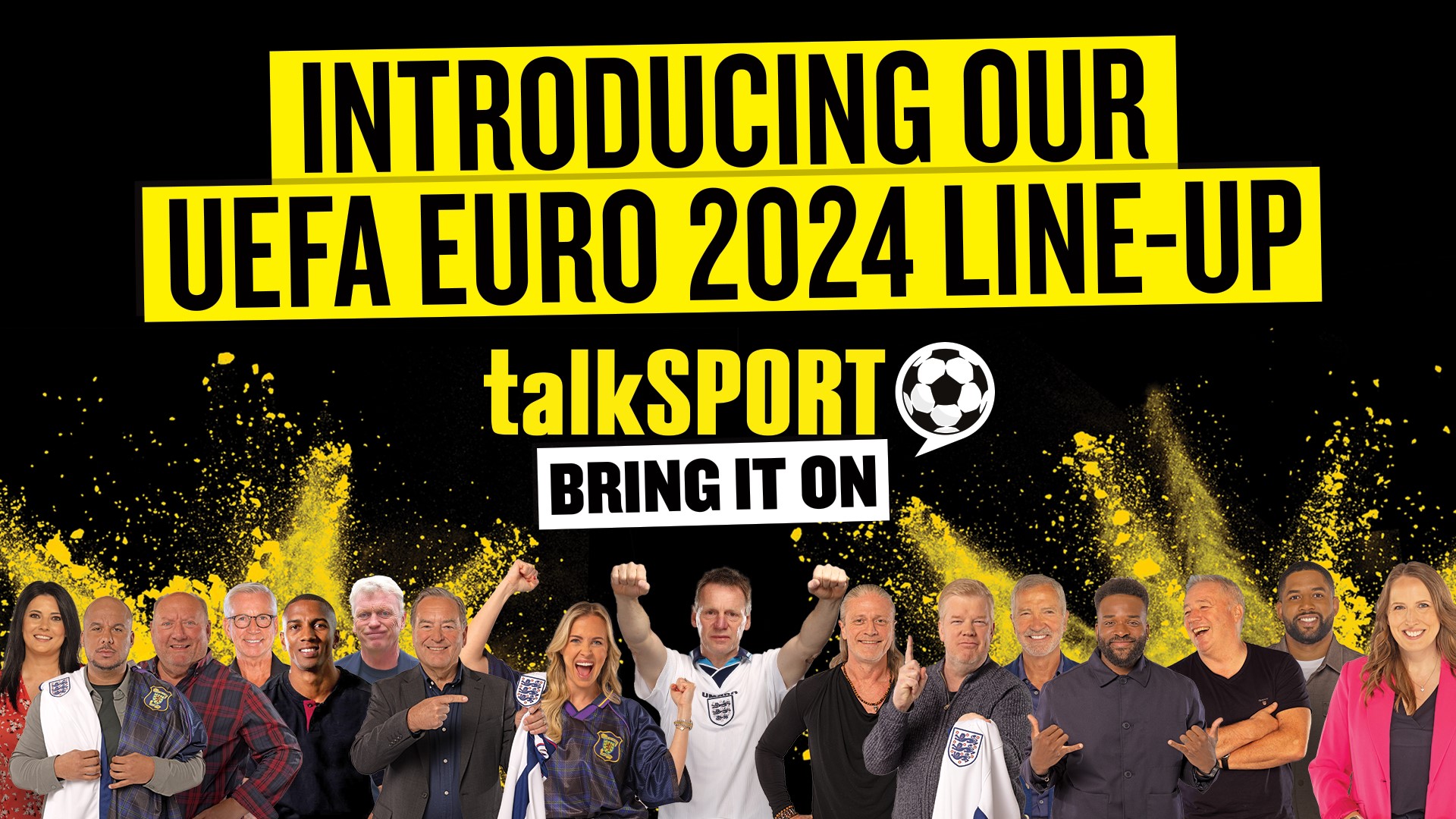 talkSPORT announces all-star line-up for Euro 2024 with Ashley Young, Emmanuel Petit, David Moyes and Graeme Souness all involved