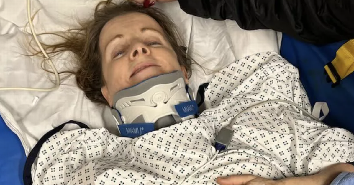'Freak' fall before nap paralyses mother-of-four in 'worst possible injury' 