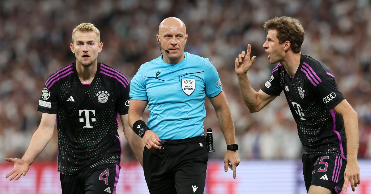 Real Madrid vs Bayern Munich referee 'set to be dropped' from opening game of Euro 2024