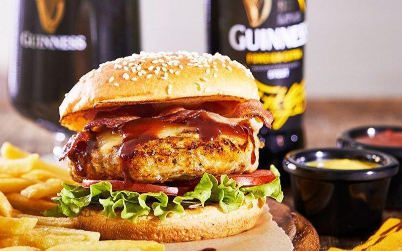 WATCH: Guinness-infused Sticky BBQ Chicken Burger recipe