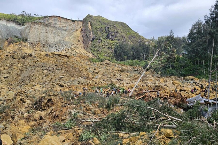 As rescuers reach Papua New Guinea landslide, death toll estimate climbs