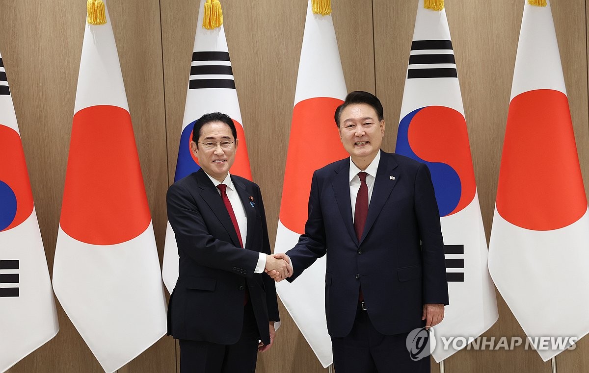 Yoon calls for joint efforts with Japan to make 'historic leap' in relations