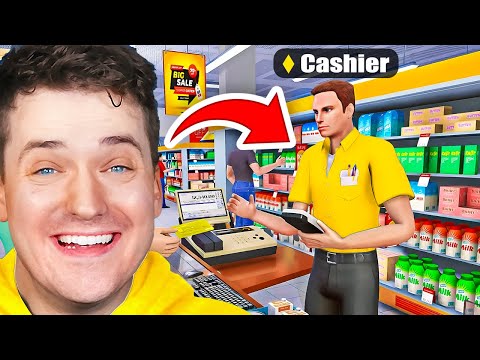 I HIRED A CASHIER In Supermarket Simulator!