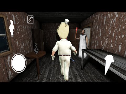 Playing as Rod Ice Scream in Granny&#39;s Old House | Sewer Escape Mod