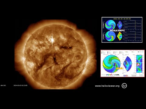 Update: X-Class Solar Flare Pushes Plasma Cloud Toward Earth