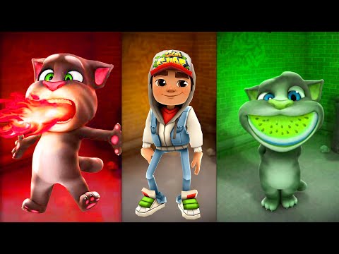 Repeat After Talking Tom Challenge - Talking Tom and Subway Surfers pt.7