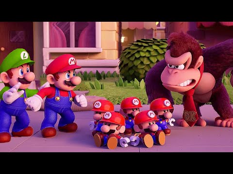 Mario &amp; Bowser vs Donkey Kong Switch - Full Main Game [100%] (HD)