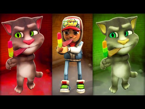 Repeat After Talking Tom Challenge - Talking Tom and Subway Surfers pt.4