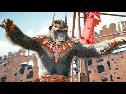 We Are Thankful To Caesar! - KINGDOM OF THE PLANET OF THE APES Movie Clip (2024)
