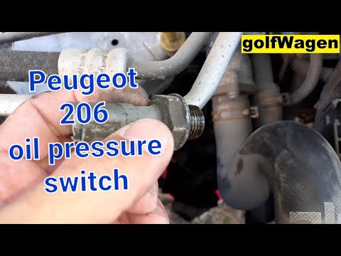 Peugeot 206 oil pressure switch replacement