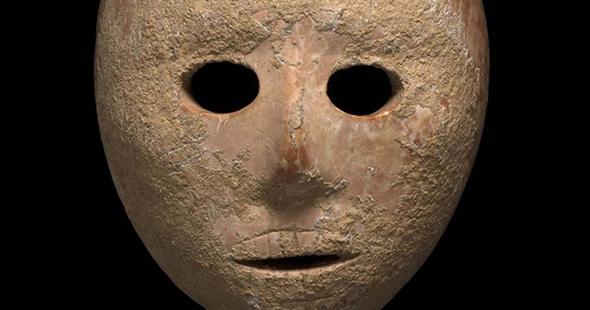 9,000-year-old Stone Mask from the Dawn of Ancient Societies Revealed