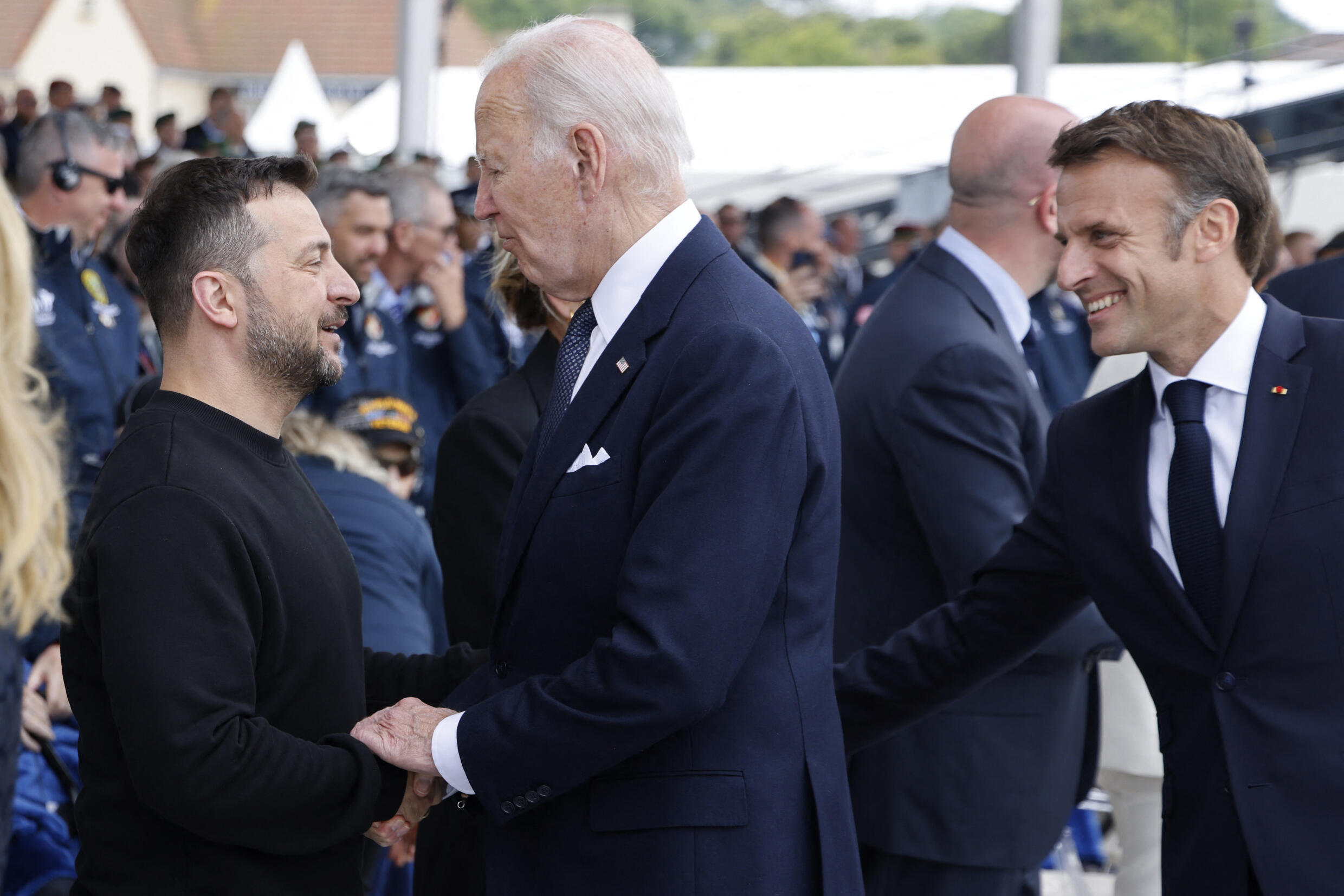Macron hosts Biden and Zelensky for busy week of D-Day diplomacy