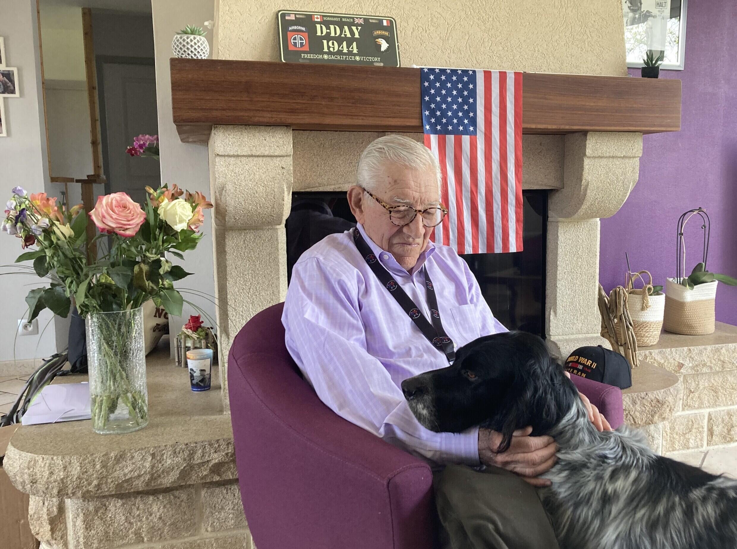 US WWII veteran 'at home' in Normandy for D-Day commemorations