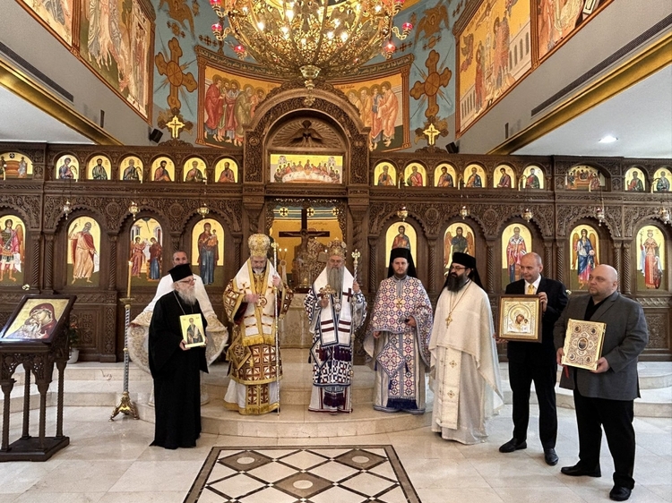 Metropolitans Nikolai of Plovdiv and Anthony of Western and Central Europe Celebrate First-Ever Liturgy in Bulgarian in UAE