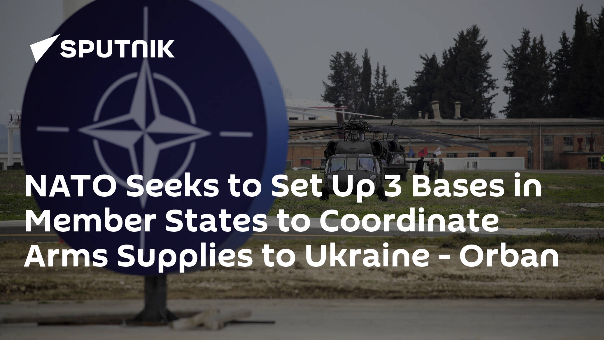 NATO Seeks to Set Up 3 Bases in Member States to Coordinate Arms Supplies to Ukraine - Orban