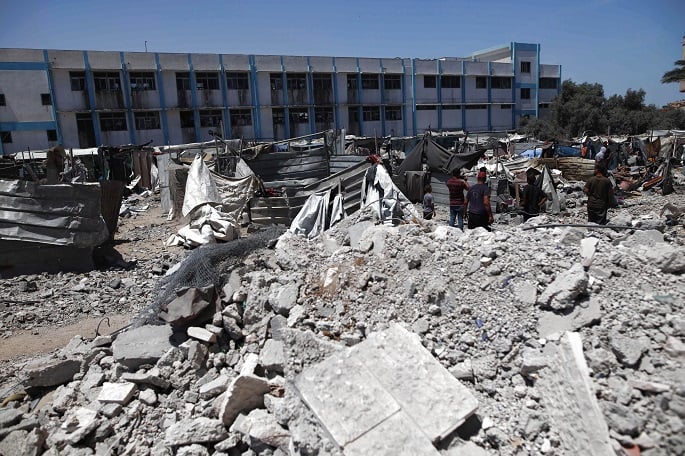 9 killed by Israeli airstrike in central Gaza