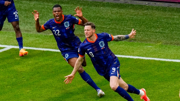 Netherlands win 2-1 over Poland at Euro 2024