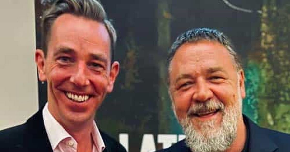 Russell Crowe reckons Ryan Tubridy has been through 'a very heavy situation' in recent times