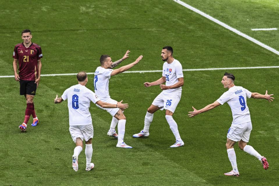 Belgium stunned by Slovakia 1-0 with VAR denying Lukaku twice at Euro 2024