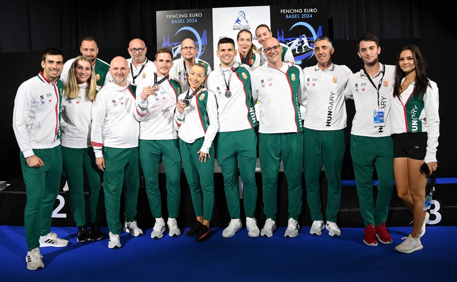 Three Medals Won at the European Fencing Championships