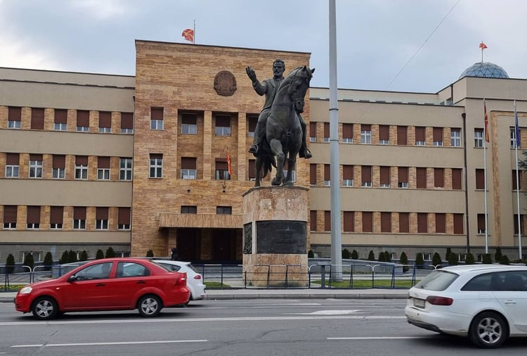 Republic of North Macedonia's Parliament Votes on Mickoski's Government