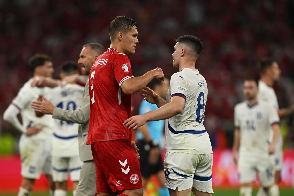 Denmark 0-0 Serbia: Munich stalemate secures England place as Group C winners at Euro 2024