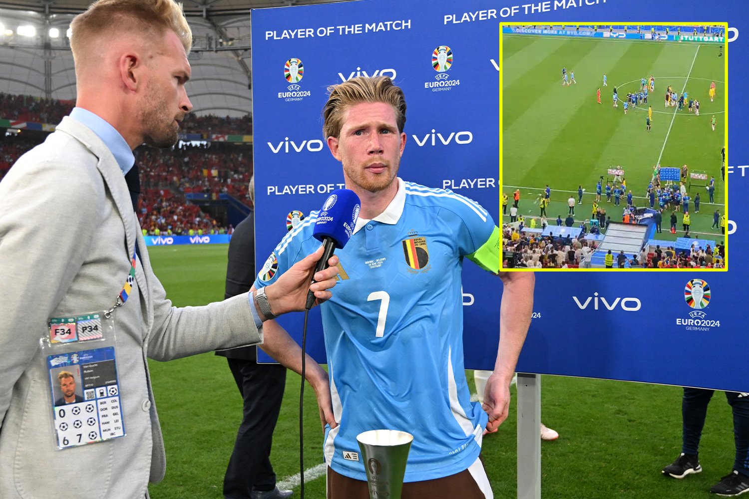 Belgium players, including Kevin De Bruyne, booed off by own fans after Euro 2024 clash