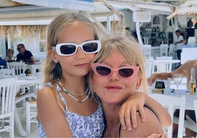 Goldie Hawn and longtime partner, Kurt Russell are once again in Greece for summer vacation for one more year with