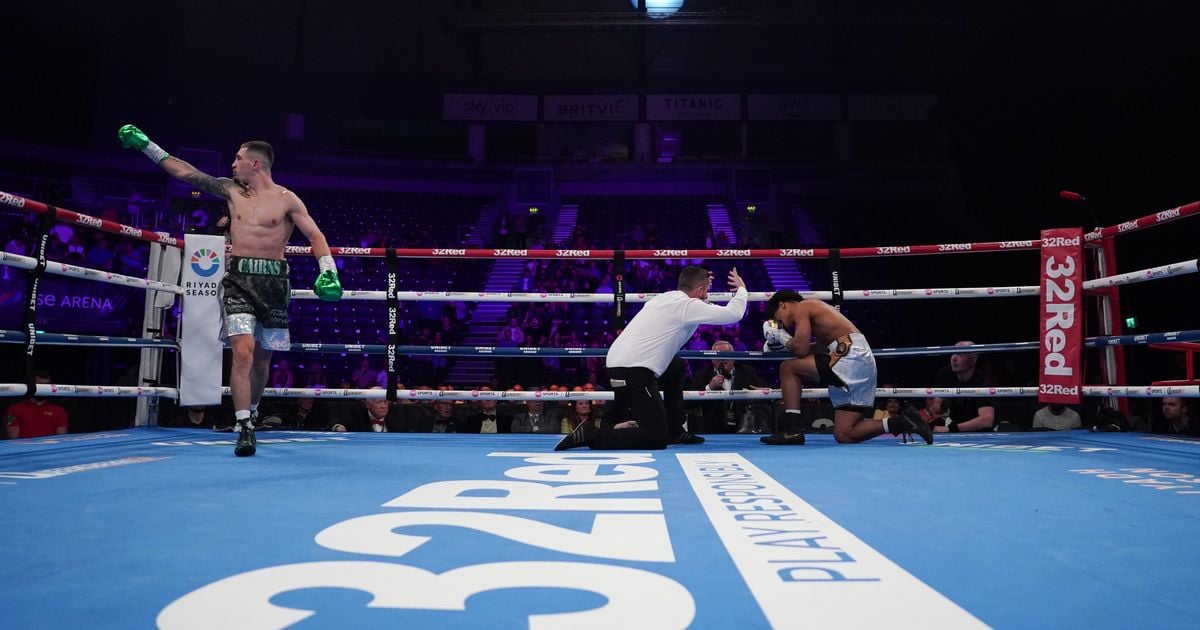 Belfast body shot sees Steven Cairns secure knockout win