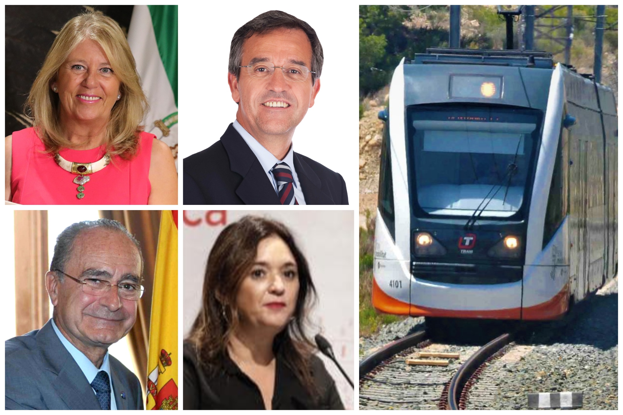 Malaga plans to approve the Costa del Sol train project and elimination of toll roads within a year