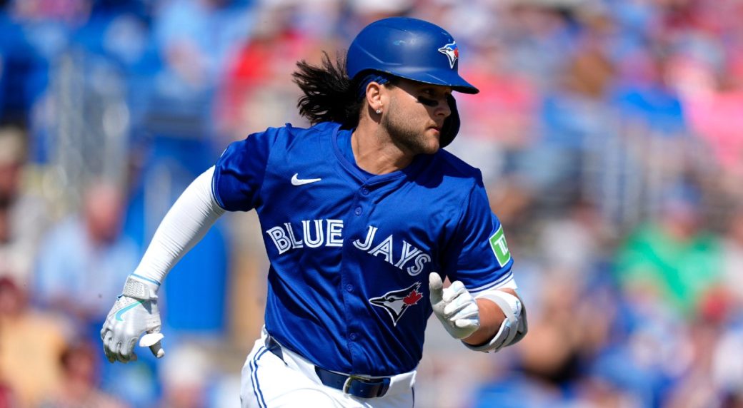 Bo Bichette out of Blue Jays' lineup for series finale vs. Yankees