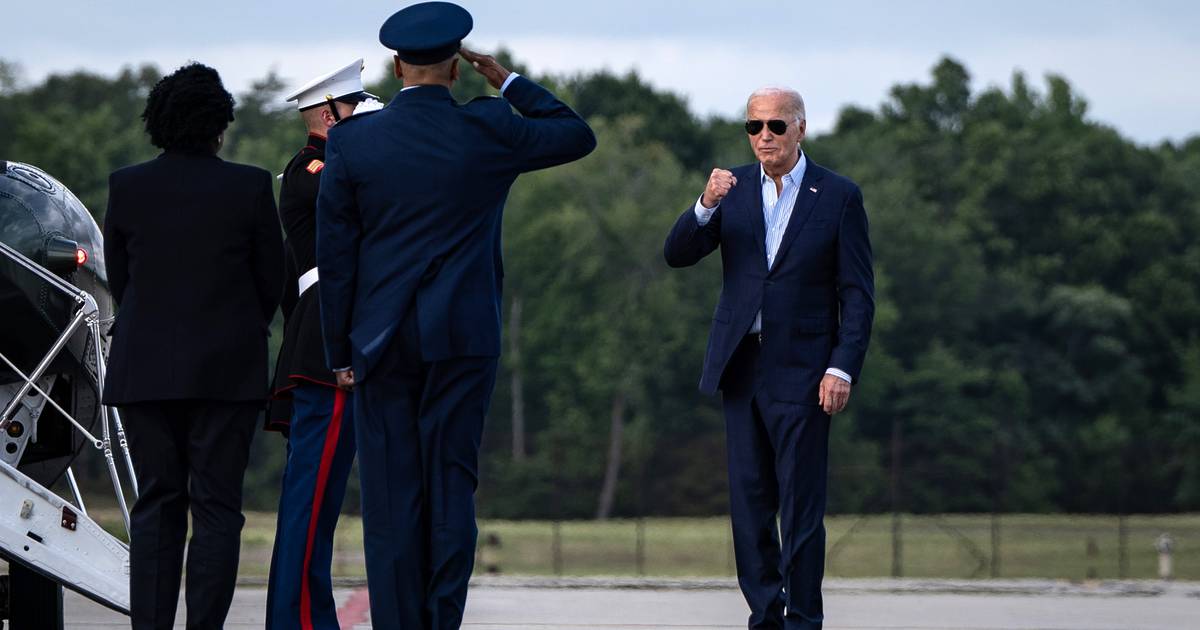 Biden at Camp David with family as Democrats gauge impact following calamitous debate