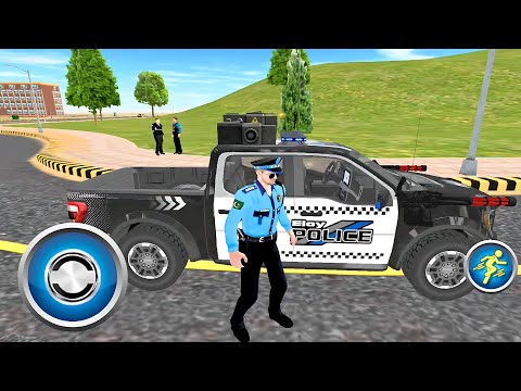 Stopping a Bank Robbery in City Police Car Chase Game 3D - Android Gameplay