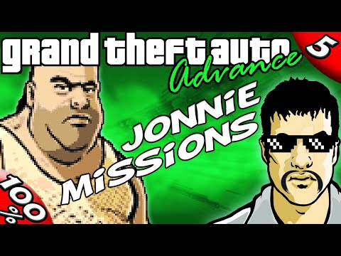 GTA Advance: ALL JONNIE MISSIONS [100% Walkthrough]
