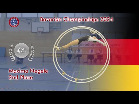 Maxima Negele Bavarian Championships 2024 in Gymwheel Age Groupe15 16 2nd Place