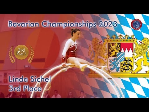 Linda Sichel Bavarian Championships 2023 in Gymwheel Seniors 3rd Place