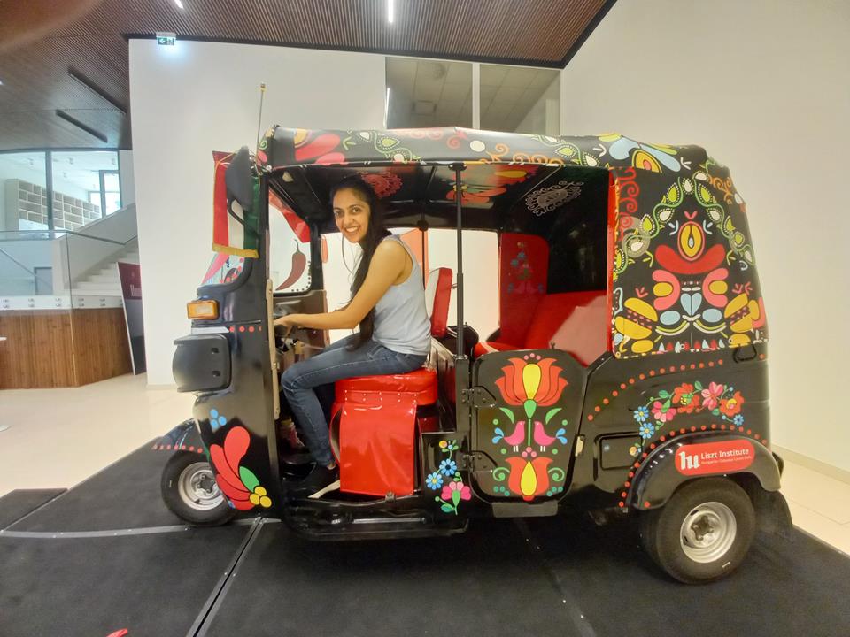 PHOTOS: First Hungarian Rickshaw unveiled in Delhi