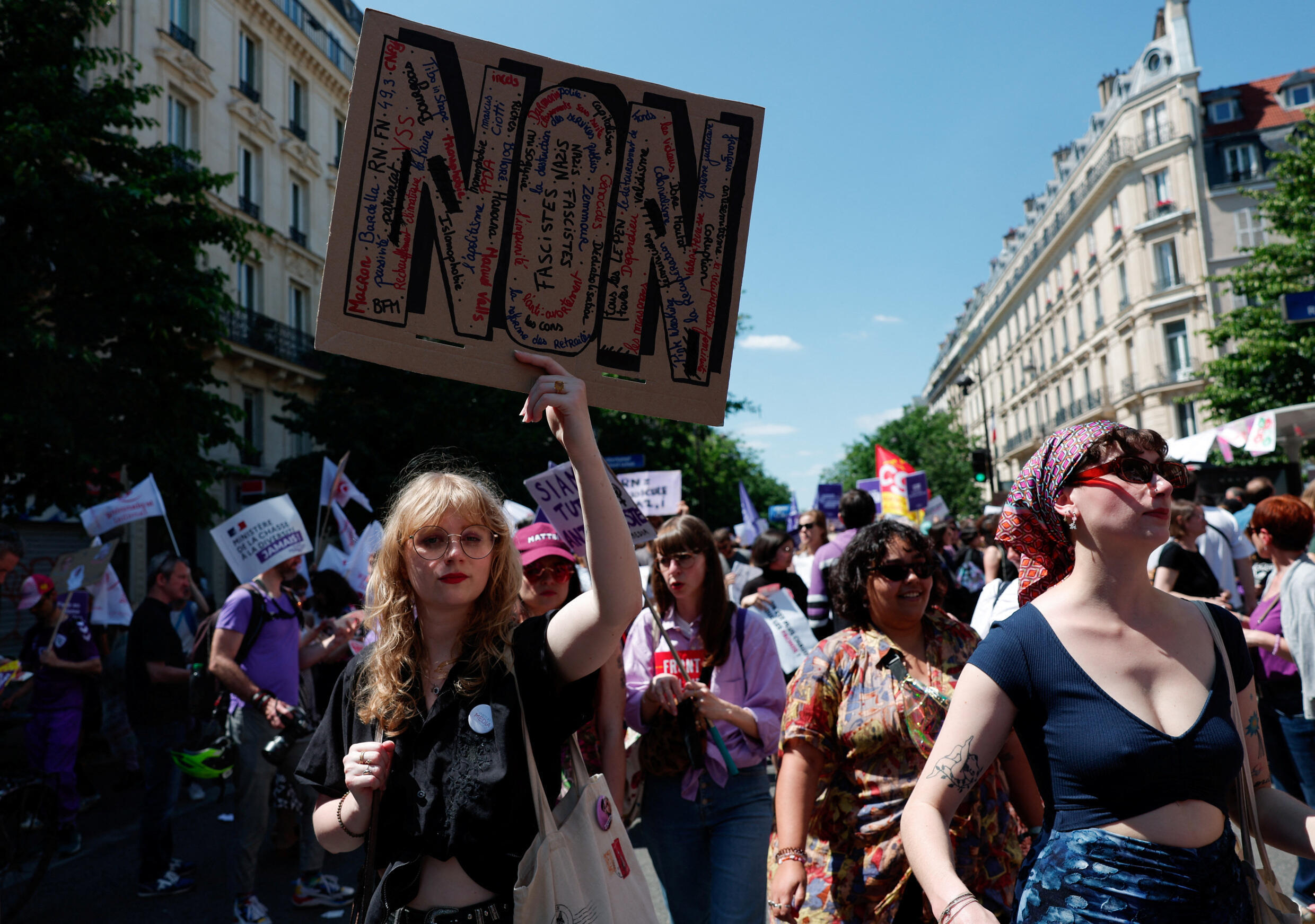 Feminists sound warning for women's rights if far right wins French elections