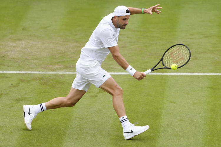 Grigor Dimitrov Advances to Second Round at Wimbledon