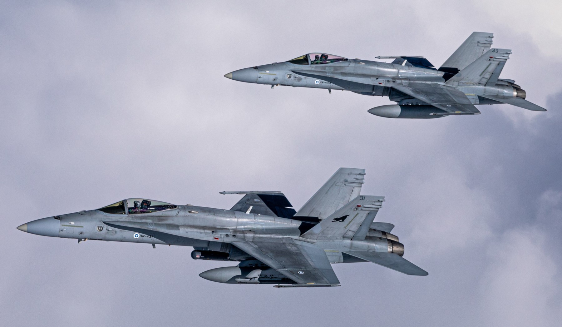 Finland Deploys F/A-18 Hornets to Romania for First Air Policing Mission Since Joining NATO