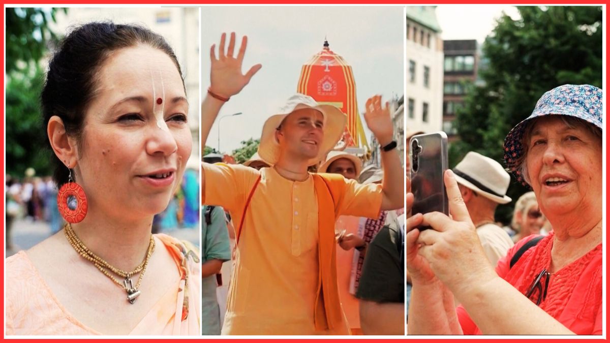 WATCH: Hare Krishna devotees 'bring God into street to meet people more closely' in Hungary