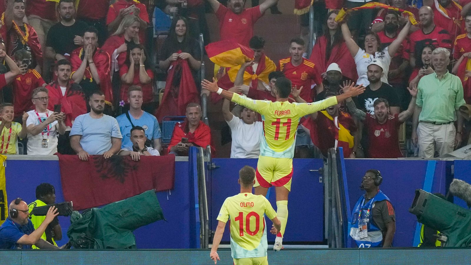 Spain stay perfect to eliminate Albania from Euro 2024