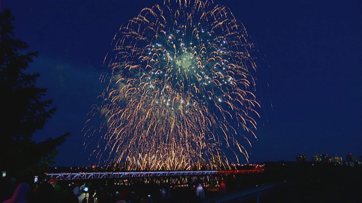 Watch Edmonton's Canada Day fireworks live