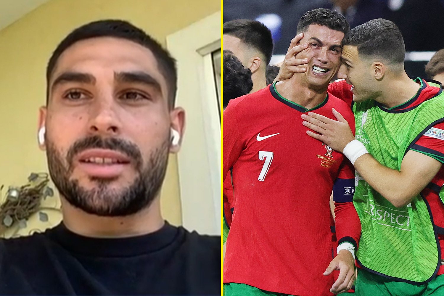 'I don't get the hate' - Neal Maupay gives passionate defence of Cristiano Ronaldo after Euro 2024 tears