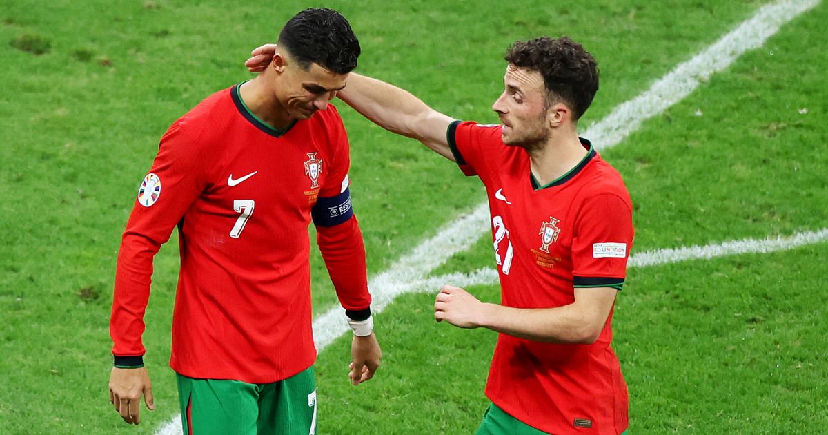 Diogo Jota shows true colours with classy Cristiano Ronaldo move after Portugal penalty miss