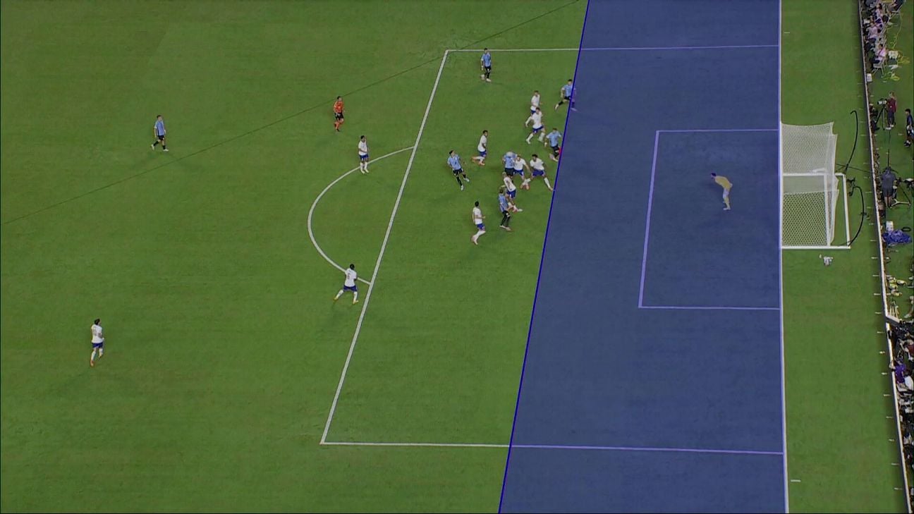 VAR Review: Why Uruguay's goal vs. United States was onside