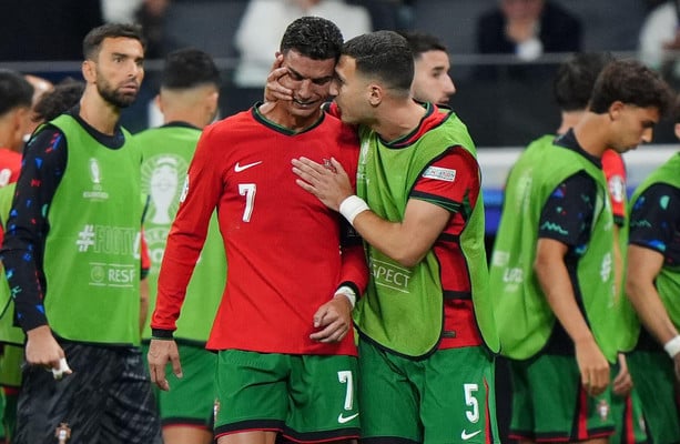 Distraught Ronaldo in tears after penalty miss but Portugal still triumph
